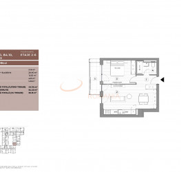 Apartament, 2 camere, 50.15 mp Bucuresti/Ferdinand