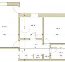 Apartament, 2 camere, 50.45 mp Bucuresti/Aviatiei