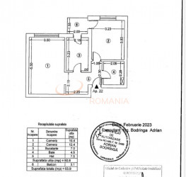 Apartament, 2 camere, 50.8 mp Bucuresti/Regie
