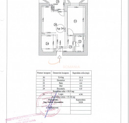 Apartament, 2 camere, 51 mp Bucuresti/Barbu Vacarescu