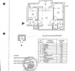 Apartament, 2 camere, 51.76 mp Bucuresti/Amzei