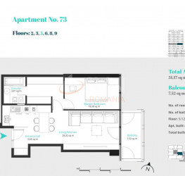 Apartament, 2 camere, 52 mp Bucuresti/Floreasca