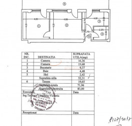 Apartament, 2 camere, 52.31 mp Bucuresti/Dorobanti