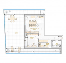 Apartament, 2 camere, 54.1 mp Bucuresti/13 Septembrie