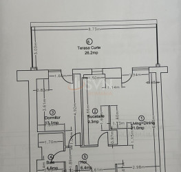 Apartament, 2 camere, 54.6 mp Bucuresti/Pipera