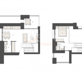 Apartament, 2 camere, 54.7 mp Bucuresti/Pipera