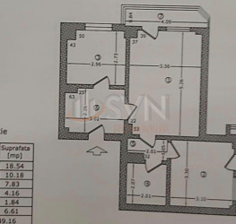 Apartament, 2 camere, 55.77 mp Bucuresti/Bucur Obor