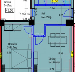 Apartament, 2 camere, 55.8 mp Bucuresti/Sisesti