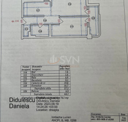 Apartament, 2 camere, 57 mp Bucuresti/Pipera