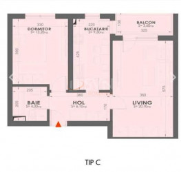 Apartament, 2 camere, 57 mp Bucuresti/Timisoara