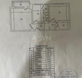 Apartament, 2 camere, 57 mp Bucuresti/Decebal