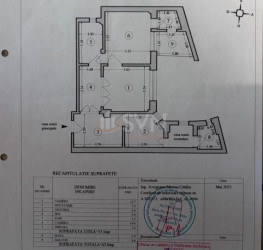 Apartament, 2 camere, 57.5 mp Bucuresti/Cismigiu