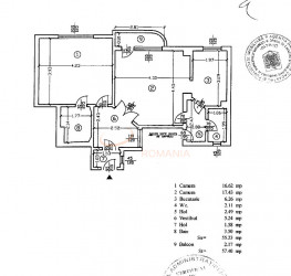 Apartament, 2 camere, 58 mp Bucuresti/Dorobanti