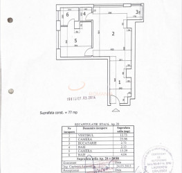 Apartament, 2 camere, 58.88 mp Bucuresti/Aviatiei
