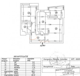 Apartament, 2 camere, 63 mp Bucuresti/Timpuri Noi