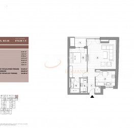 Apartament, 2 camere, 65 mp Bucuresti/Ferdinand