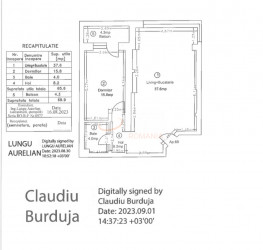 Apartament, 2 camere, 65.6 mp Bucuresti/Pipera