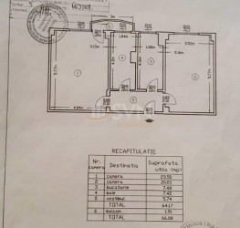 Apartament, 2 camere, 66.08 mp Bucuresti/Aviatiei