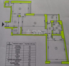 Apartament, 2 camere, 75 mp Bucuresti/Piata Universitatii
