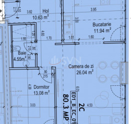 Apartament, 2 camere, 80 mp Bucuresti/Lacul Tei