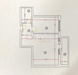 Apartament, 2 camere cu loc parcare exterior inclus Bucuresti/Pipera