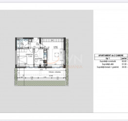 Apartament, 2 camere cu loc parcare exterior inclus Bucuresti/Pipera