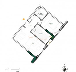 Apartament, 2 camere cu loc parcare exterior inclus Bucuresti/Herastrau