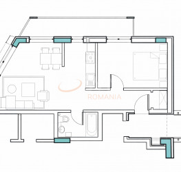 Apartament, 2 camere cu loc parcare exterior inclus Bucuresti/Tineretului