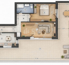 Apartament, 2 camere cu loc parcare exterior inclus Bucuresti/Dristor