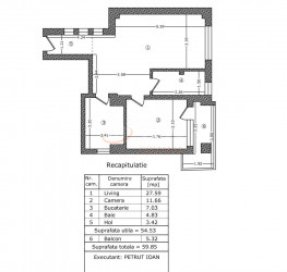 Apartament, 2 camere cu loc parcare exterior inclus Bucuresti/1 Mai