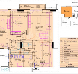 Apartament, 2 camere cu loc parcare subteran inclus Bucuresti/Aviatiei