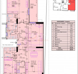 Apartament, 2 camere cu loc parcare subteran inclus Bucuresti/Aviatiei