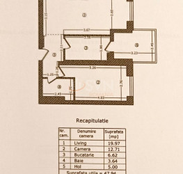 Apartament, 2 camere cu loc parcare subteran inclus Bucuresti/Piata Presei Libere