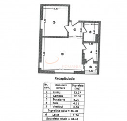 Apartament, 2 camere cu loc parcare subteran inclus Bucuresti/Baneasa