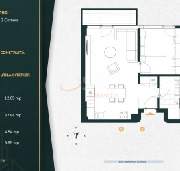 Apartament, 2 camere cu loc parcare subteran inclus Bucuresti/Floreasca