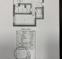Apartament, 2 camere cu loc parcare subteran inclus Bucuresti/Sisesti