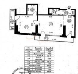 Apartament, 2 camere cu loc parcare subteran inclus Bucuresti/P-ta Victoriei