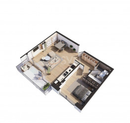 Apartament, 2 camere cu loc parcare subteran inclus Bucuresti/Aviatiei