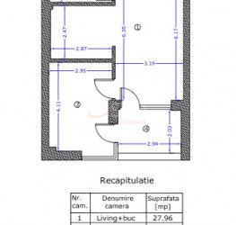 Apartament, 2 camere in City Point 2 Bucuresti/Aviatiei