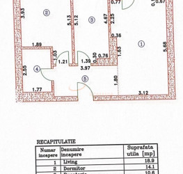Apartament, 2 camere in Cortina North Bucuresti/Pipera