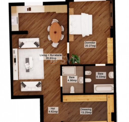 Apartament, 2 camere in Dorobanti Apartments Bucuresti/Dorobanti