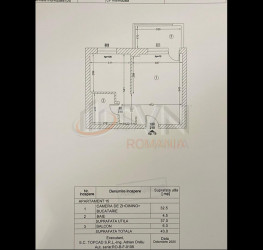 Apartament, 2 rooms, 37 mp Bucuresti/Pipera