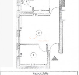 Apartament, 2 rooms, 43.2 mp Bucuresti/Pipera