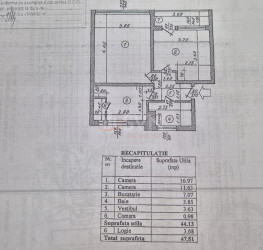 Apartament, 2 rooms, 44.13 mp Bucuresti/Tineretului