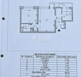 Apartament, 2 rooms, 45.22 mp Bucuresti/1 Mai