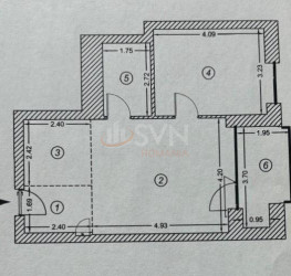 Apartament, 2 rooms, 47.8 mp Bucuresti/Cotroceni