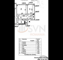 Apartament, 2 rooms, 50.44 mp Bucuresti/Turda