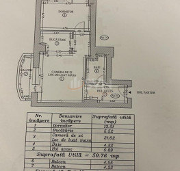 Apartament, 2 rooms, 50.76 mp Bucuresti/Fundeni