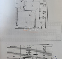 Apartament, 2 rooms, 51.63 mp Bucuresti/Pipera