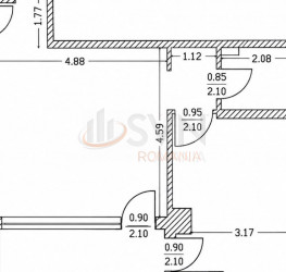 Apartament, 2 rooms, 52 mp Bucuresti/Herastrau